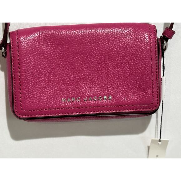 Marc Jacobs Pink Leather Crossbody Bag Cactus Flower New‎ Travel Party Concert - Picture 4 of 8